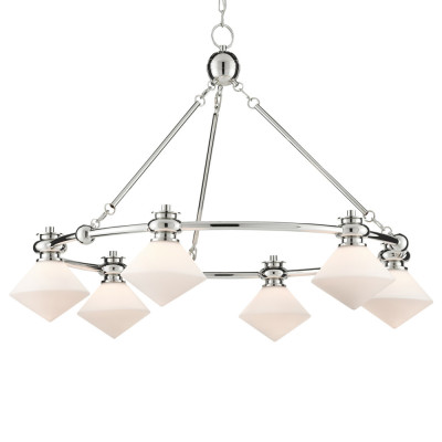 Люстра с ромбовидными плафонами Pointed Diamond Shade