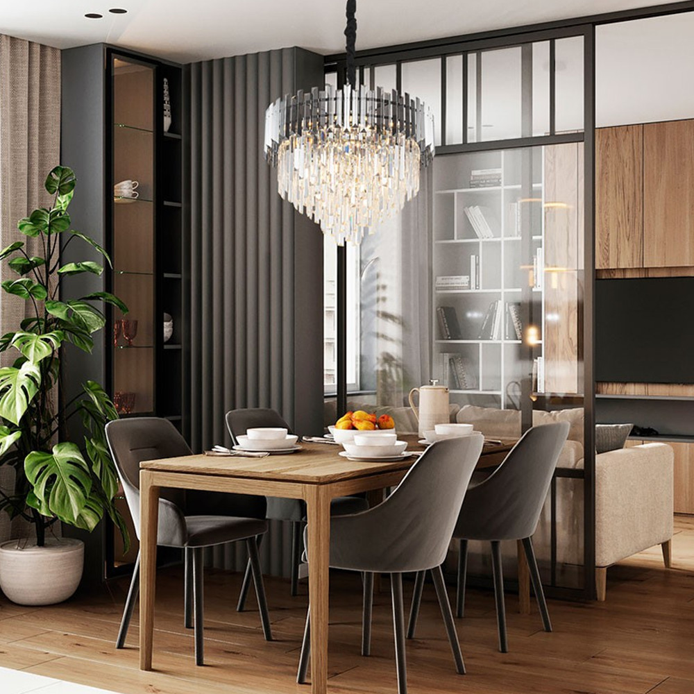 Люстра с хрустальным декором Luxxu Crystal Chrome Chandelier