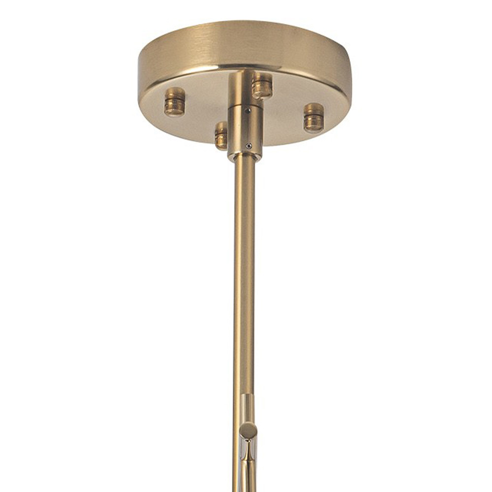 Люстра с хрустальными плафонами Esme Crystal Brass Chandelier