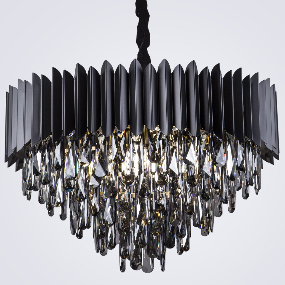 Люстра с хрустальными подвесками Blake Metal Crystal Chandelier