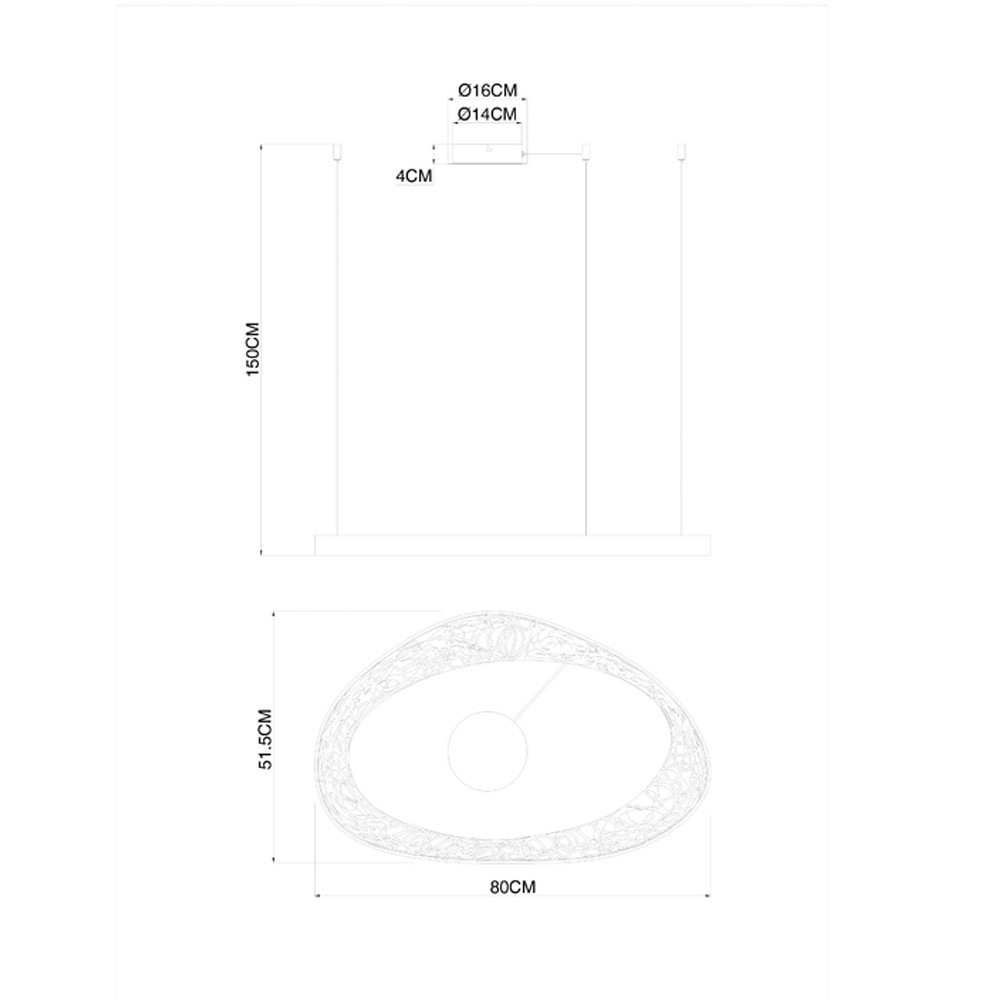 Люстра светодиодная  Iris