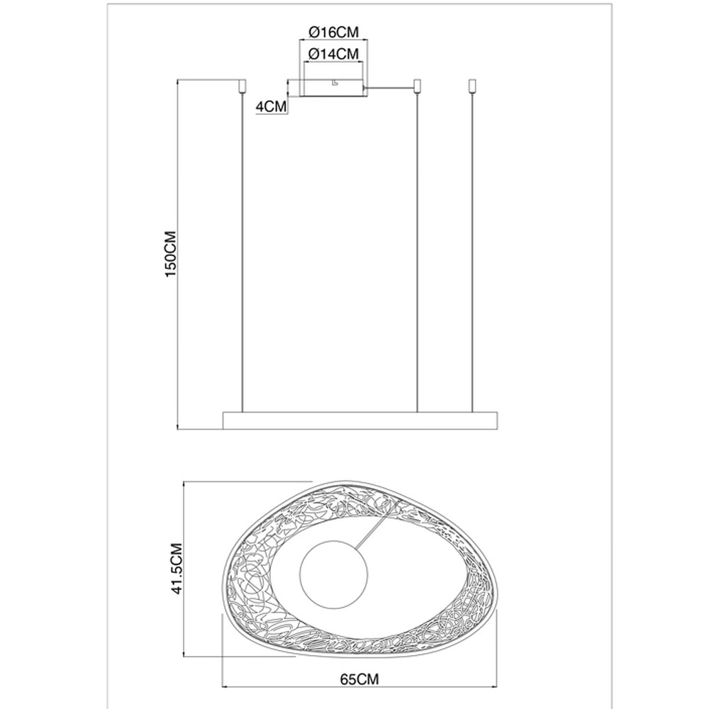 Люстра светодиодная  Iris