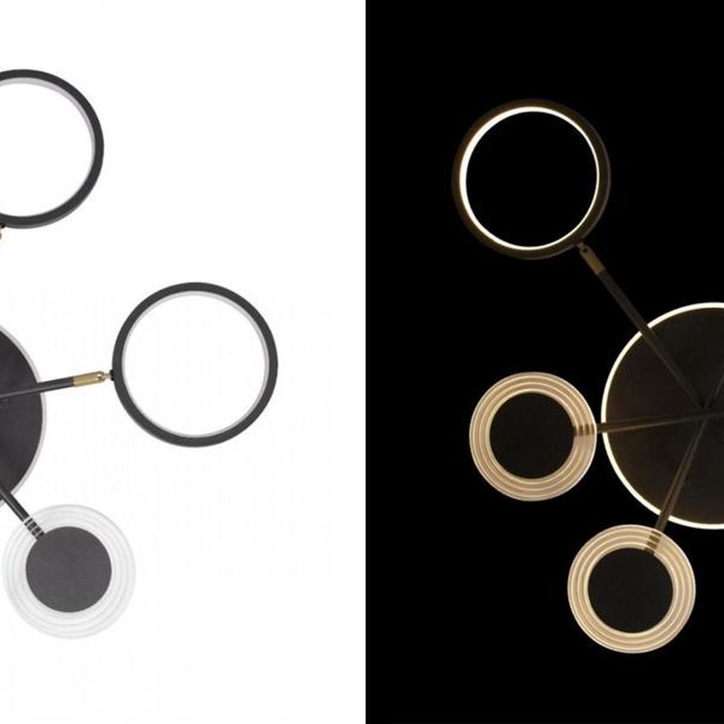 Люстра светодиодная BENDIK LIGHTING Black 6 плафонов