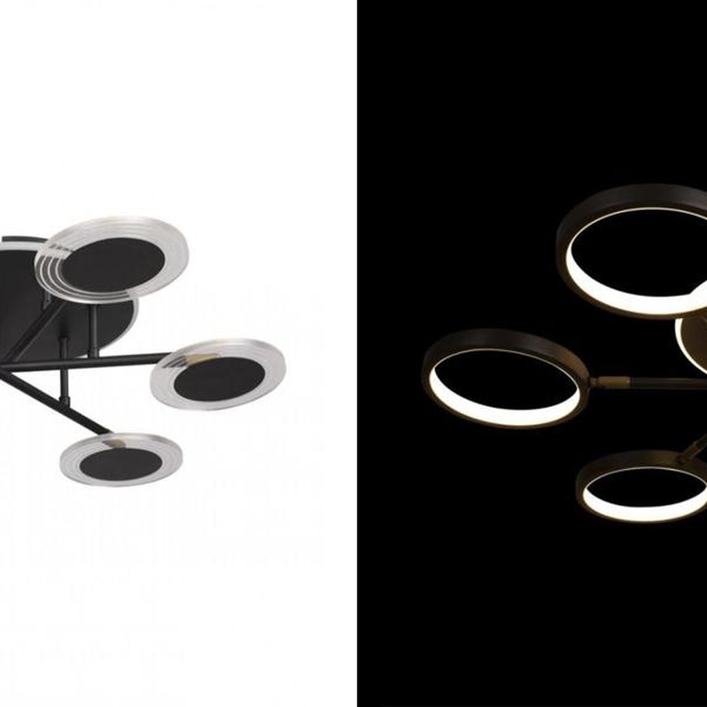 Люстра светодиодная BENDIK LIGHTING Black 6 плафонов