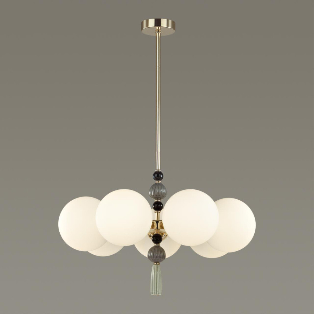 Люстра со вставками из керамики SkyEast 7 ламп