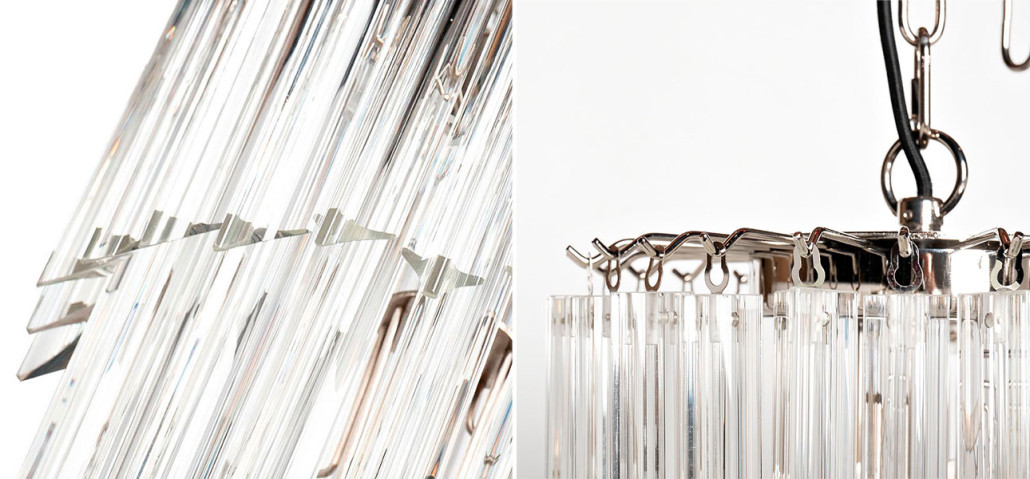 Люстра стеклянная Fountain