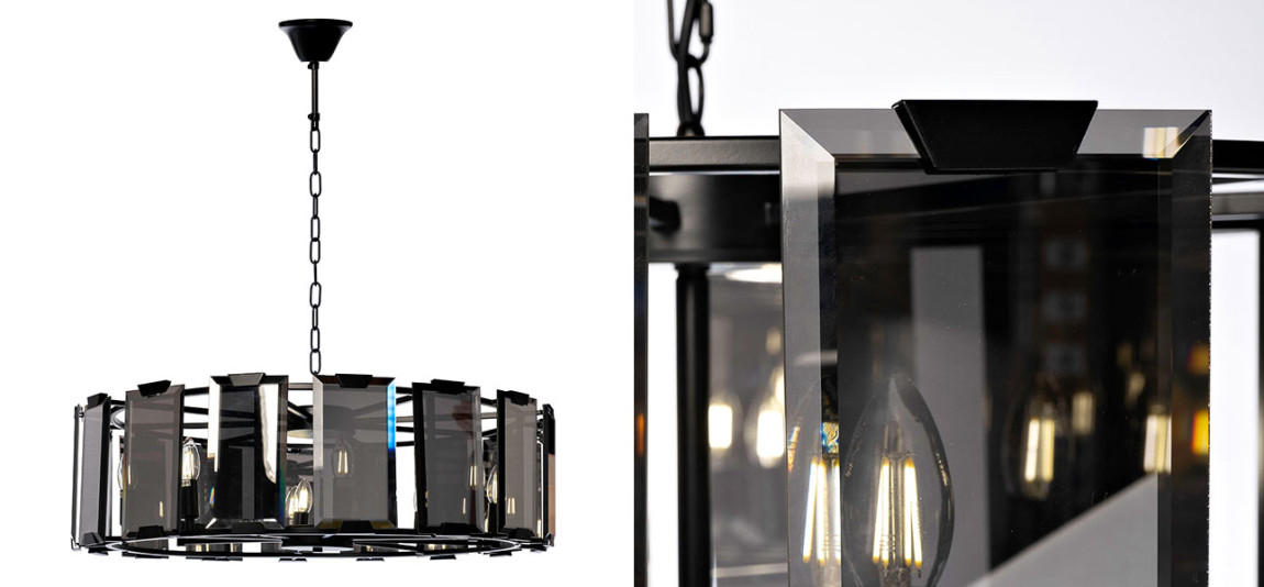 Люстра стеклянная Jaina