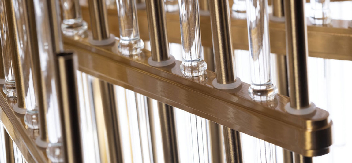 Люстра стеклянная Rhythm