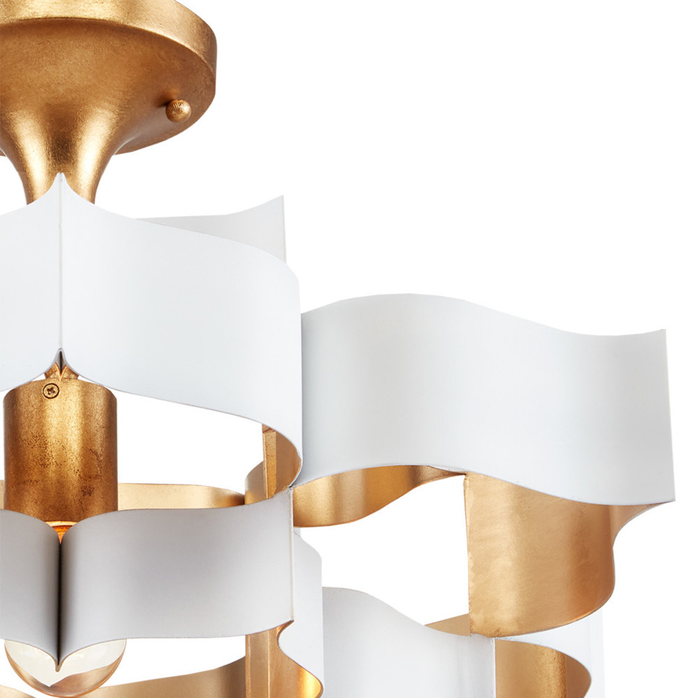 Люстра фигурная в сочетании белого и золотого цвета Shapes Inspired by Nature