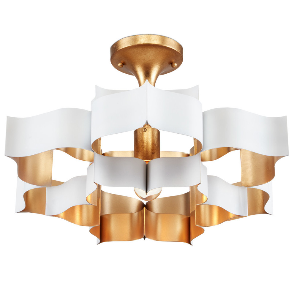 Люстра фигурная в сочетании белого и золотого цвета Shapes Inspired by Nature