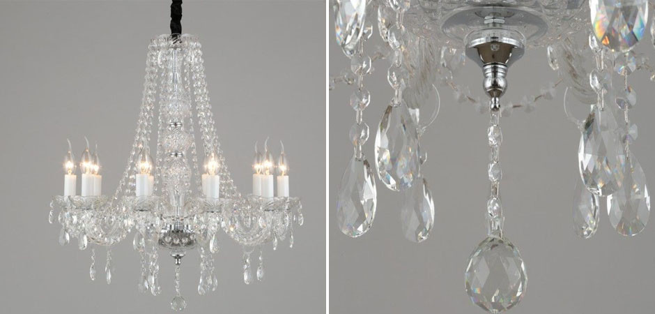 Люстра Хрустальная Sweet Pear Хромовая