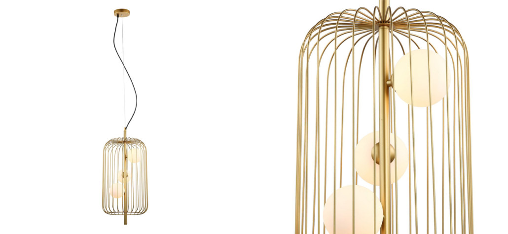 Люстра цвета золота Michelle