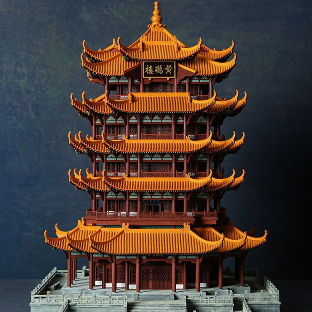 Макет Башня Жёлтого журавля Знаменитая Китайская архитектура