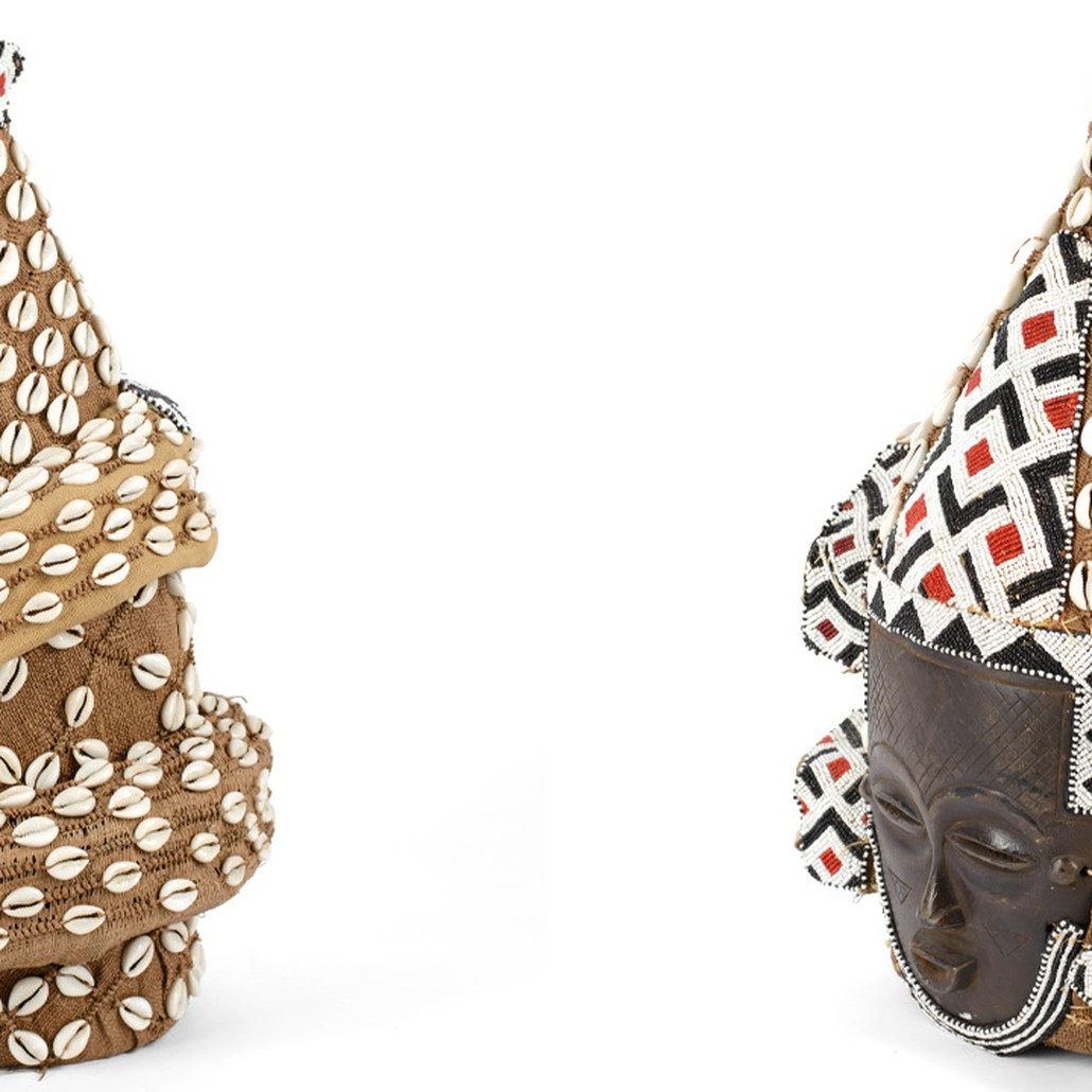 Маска African Mask with Sophisticated headgear