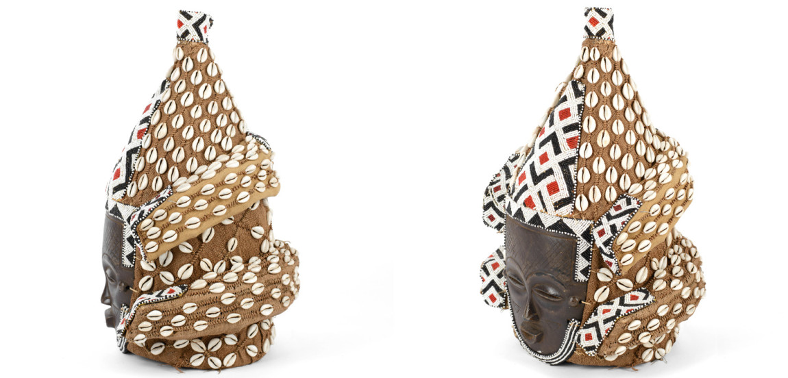 Маска African Mask with Sophisticated headgear