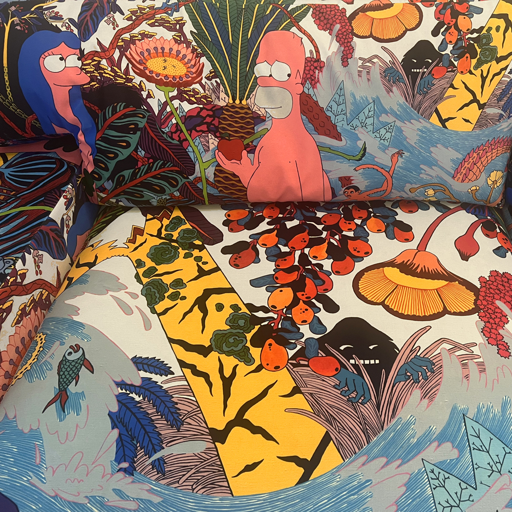 Мебельная ткань Велюр Simpsons in Paradise Т4-88