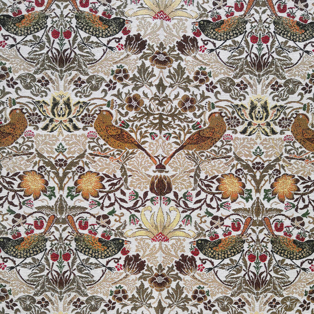 Мебельная ткань Гобелен William Morris кофейный цвет N 1114
