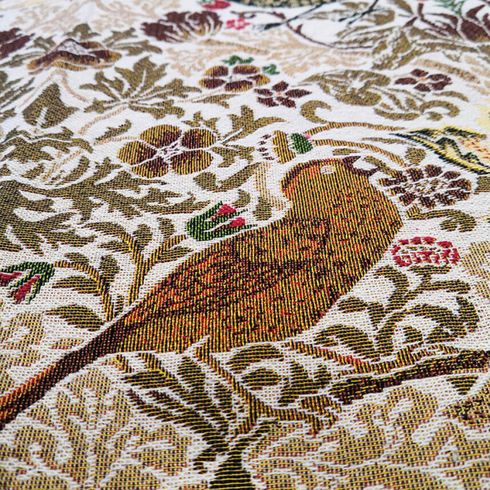 Мебельная ткань Гобелен William Morris кофейный цвет N 1114
