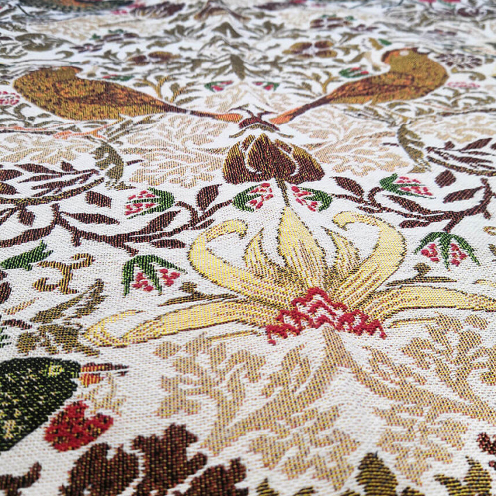 Мебельная ткань Гобелен William Morris кофейный цвет N 1114