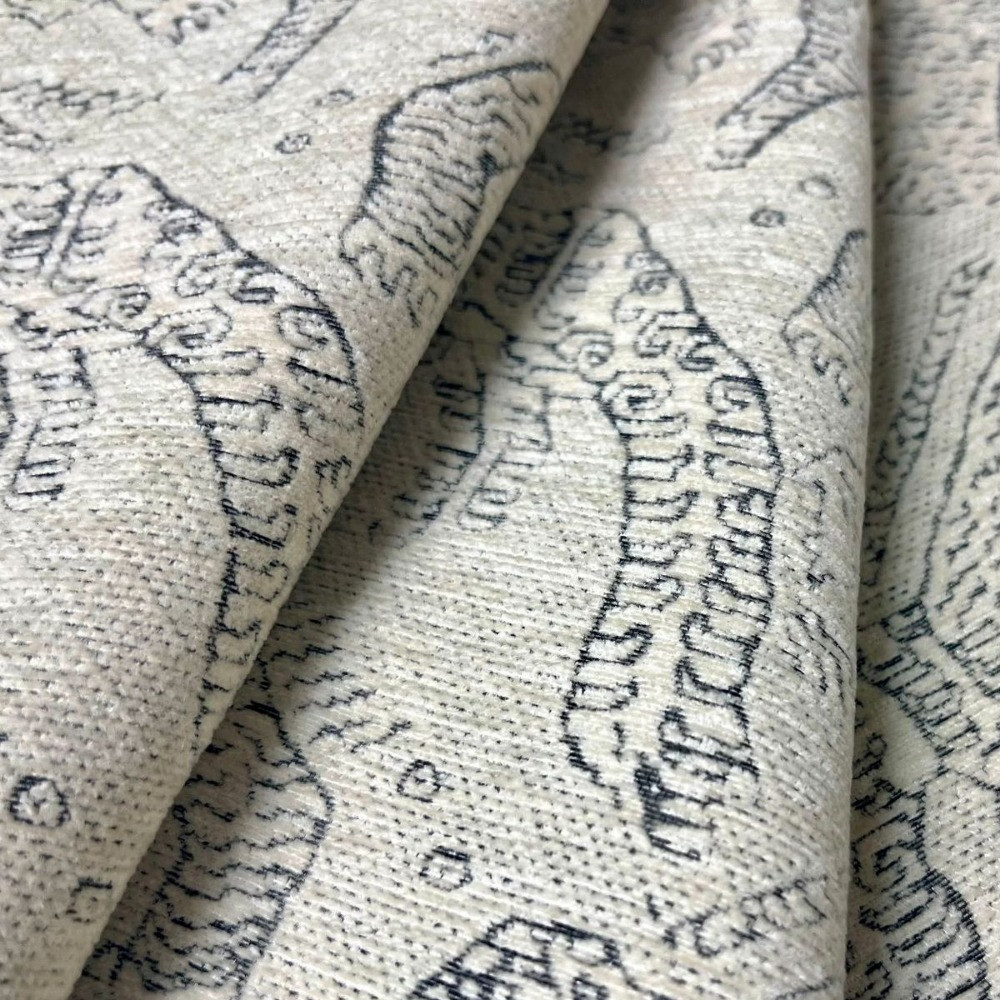 Мебельная ткань Жакард Tiger Mountain светло-серый N 1048