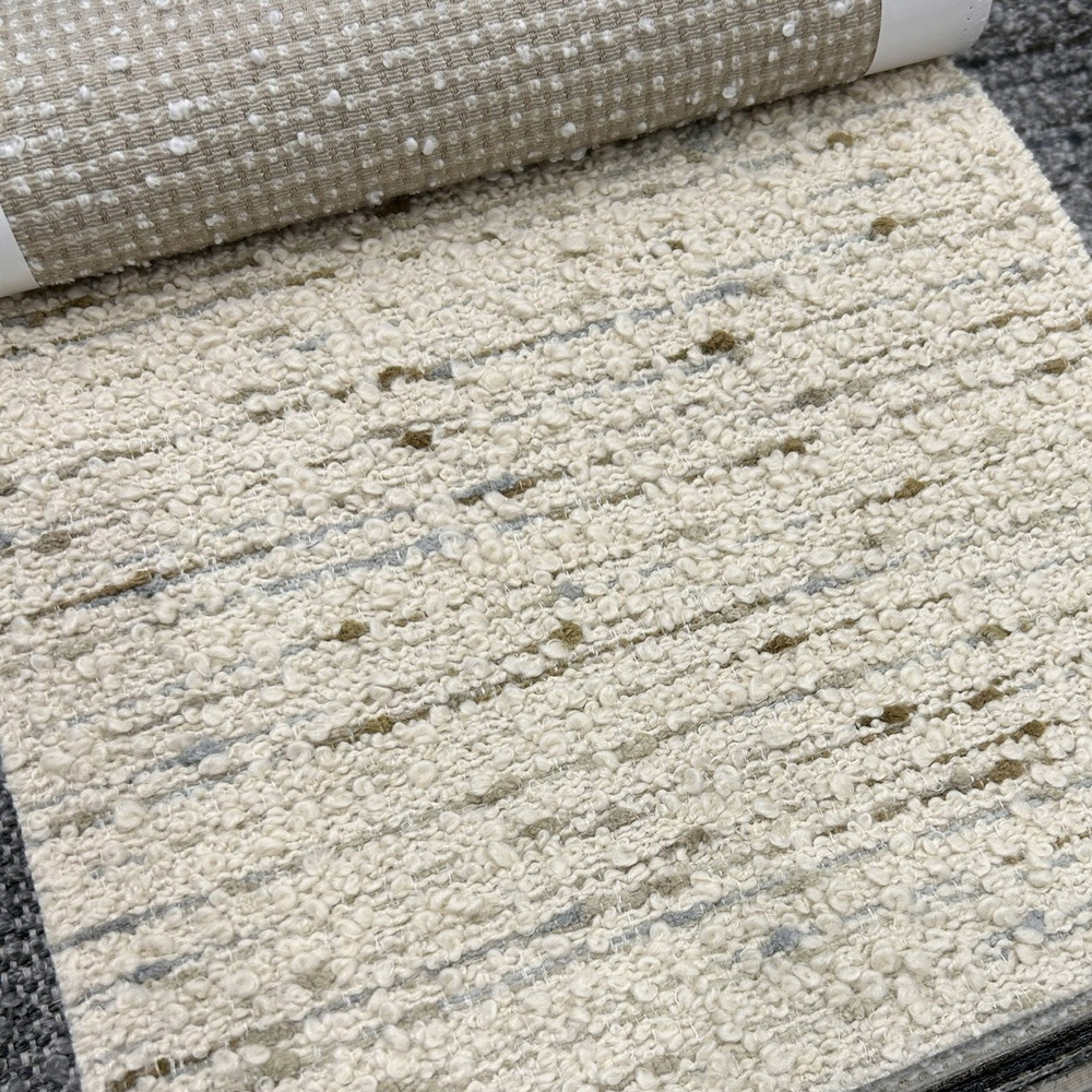 Мебельная ткань Ткань Boucle Stripe светло-бежевый цвет N 1037