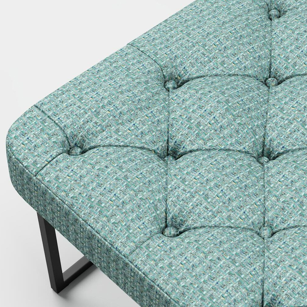 Мебельная ткань Шенилл бирюзовый цвет 142 см T4-61