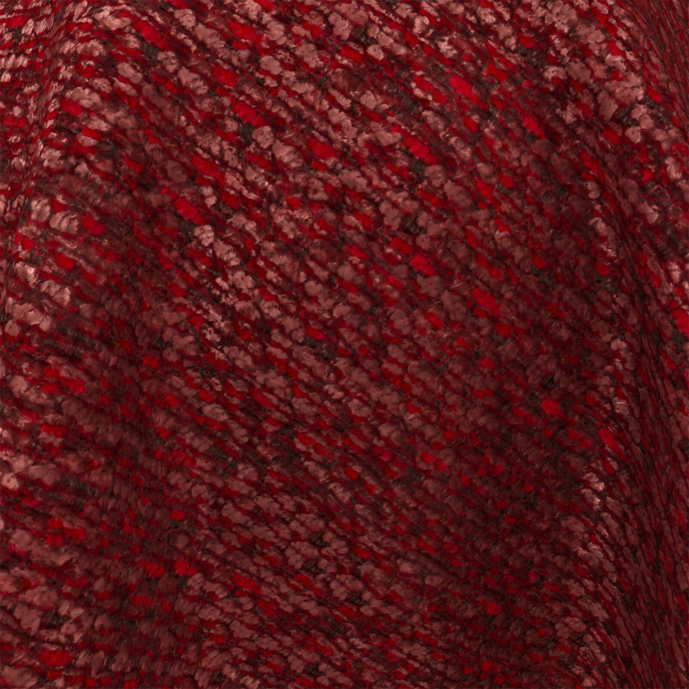 Мебельная ткань Шенилл бордовый цвет 138 см T4-23