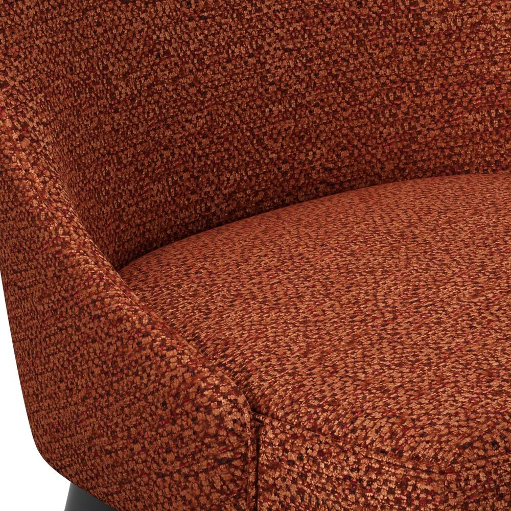 Мебельная ткань Шенилл терракотовый цвет 138 см T4-44