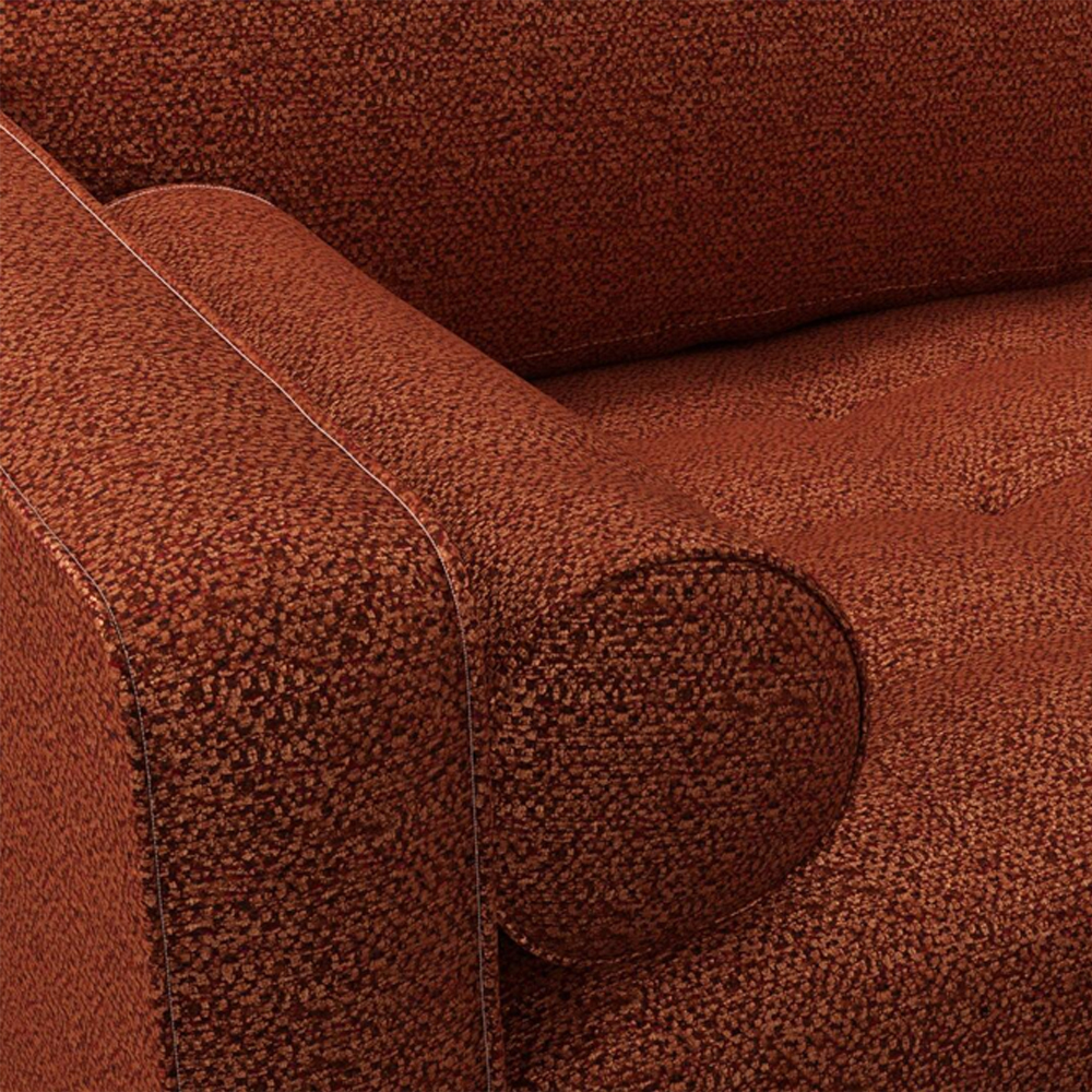 Мебельная ткань Шенилл терракотовый цвет 138 см T4-44