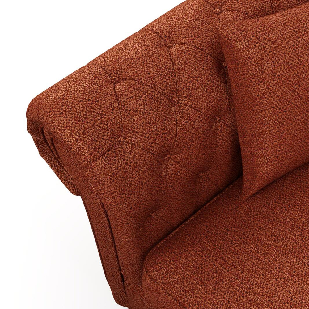 Мебельная ткань Шенилл терракотовый цвет 138 см T4-44