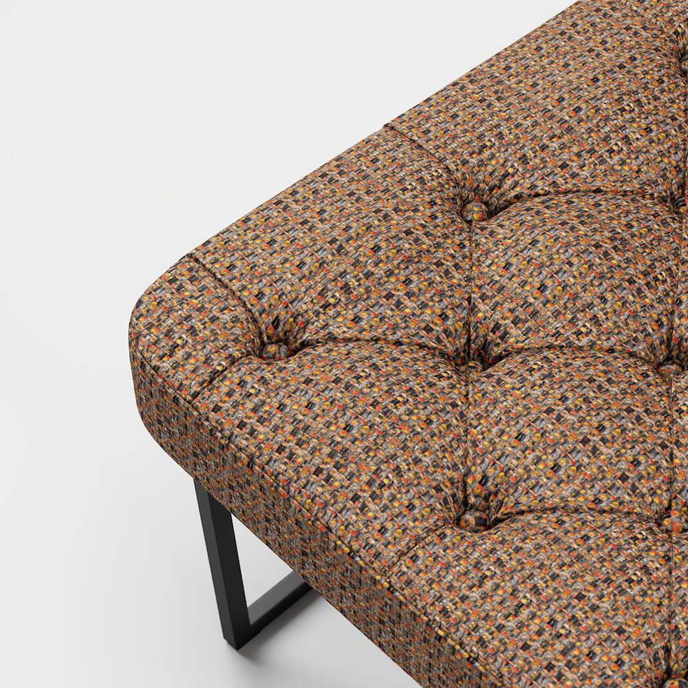 Мебельная ткань Шенилл терракотовый цвет 142 см T4-58