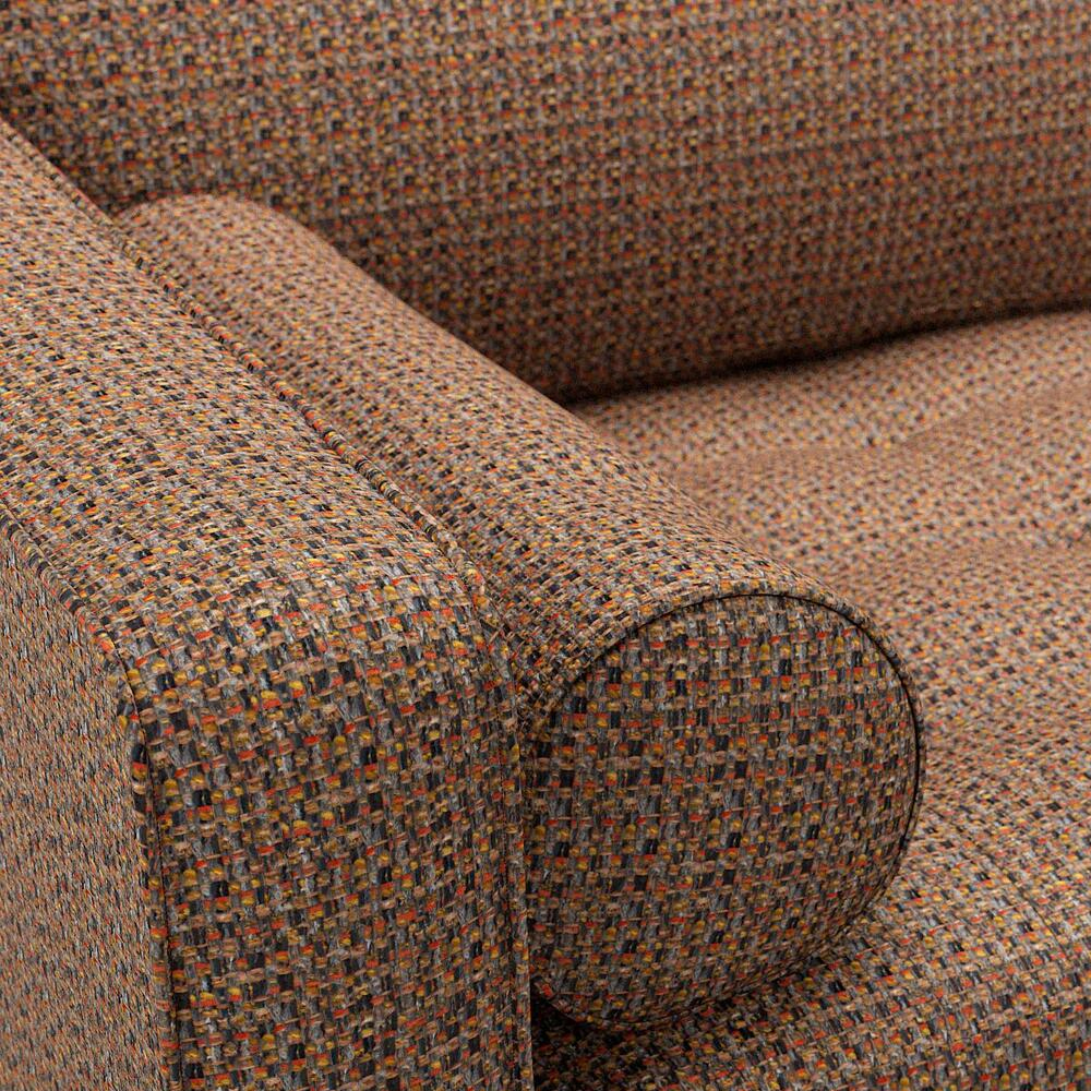 Мебельная ткань Шенилл терракотовый цвет 142 см T4-58