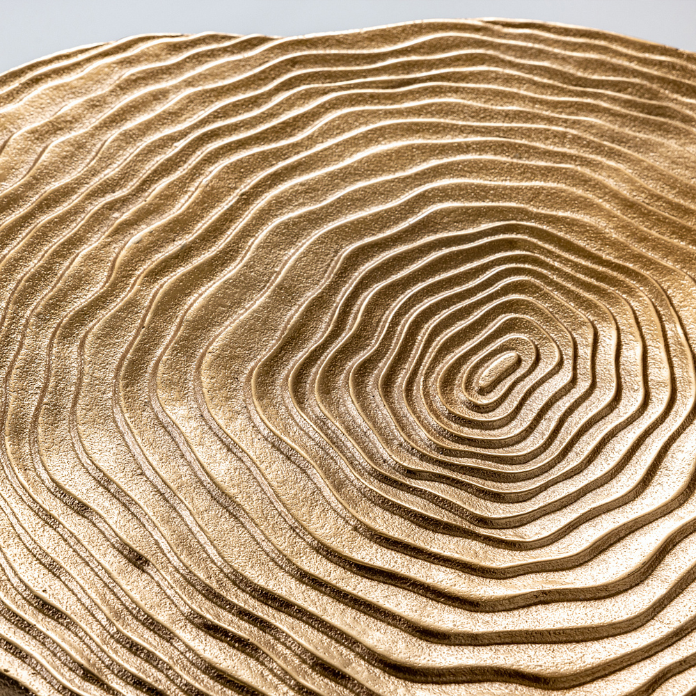 Металлический кофейный столик Puddle Gold