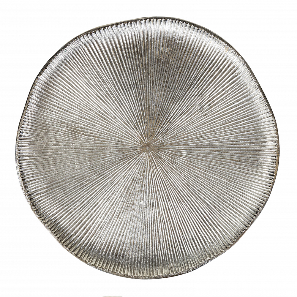 Металлический кофейный столик Waterlily Silver