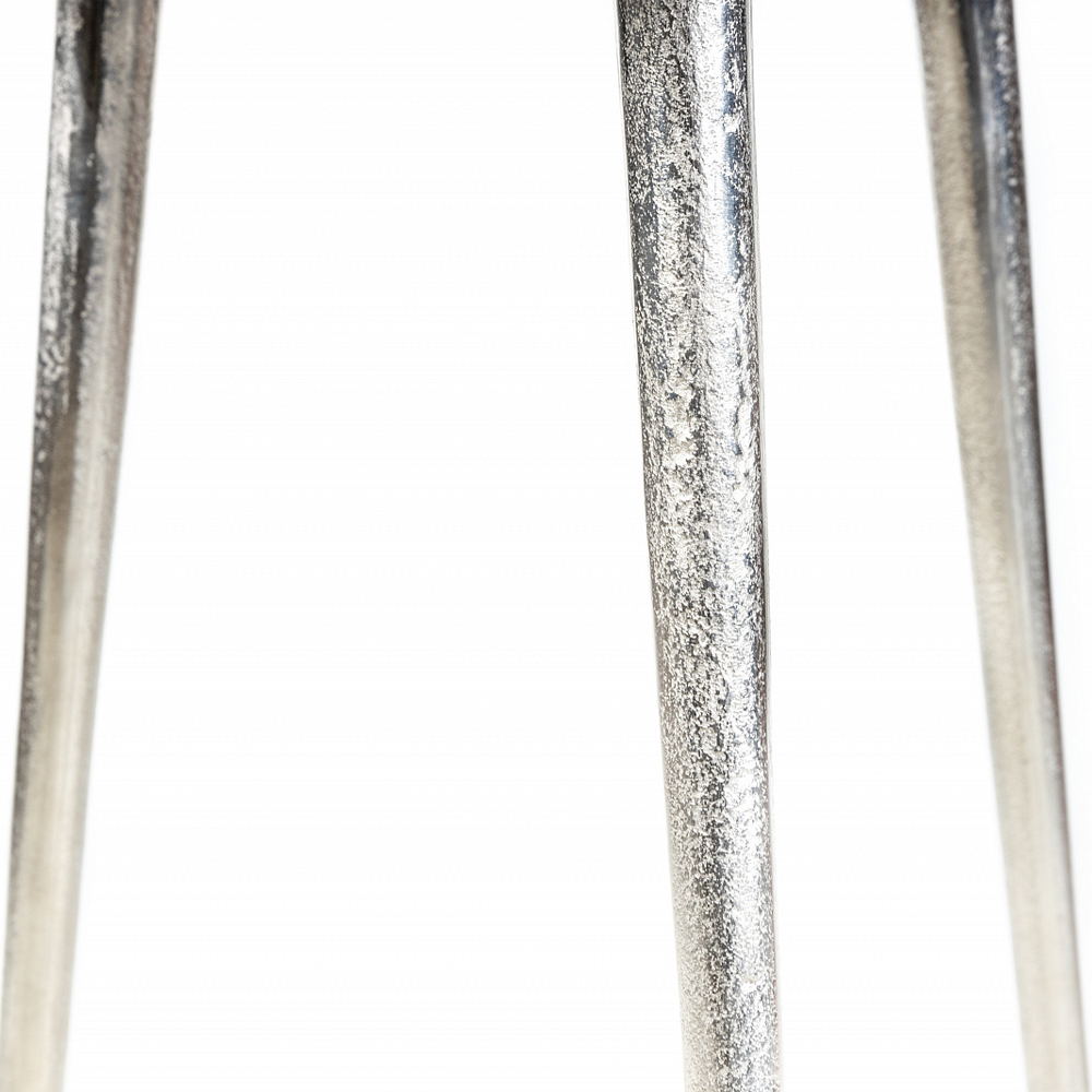 Металлический кофейный столик Waterlily Silver