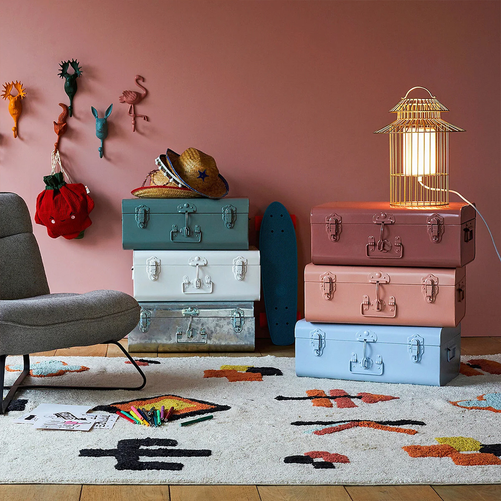 Металлический сундук Metal Chest White