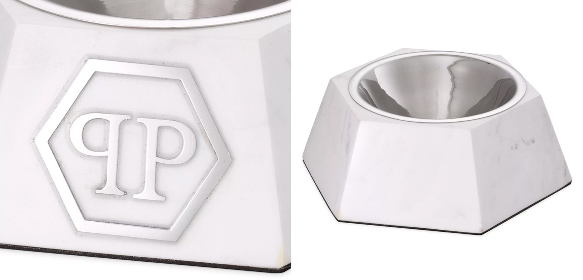 Миска для корма Dog Food bowl Nice L White