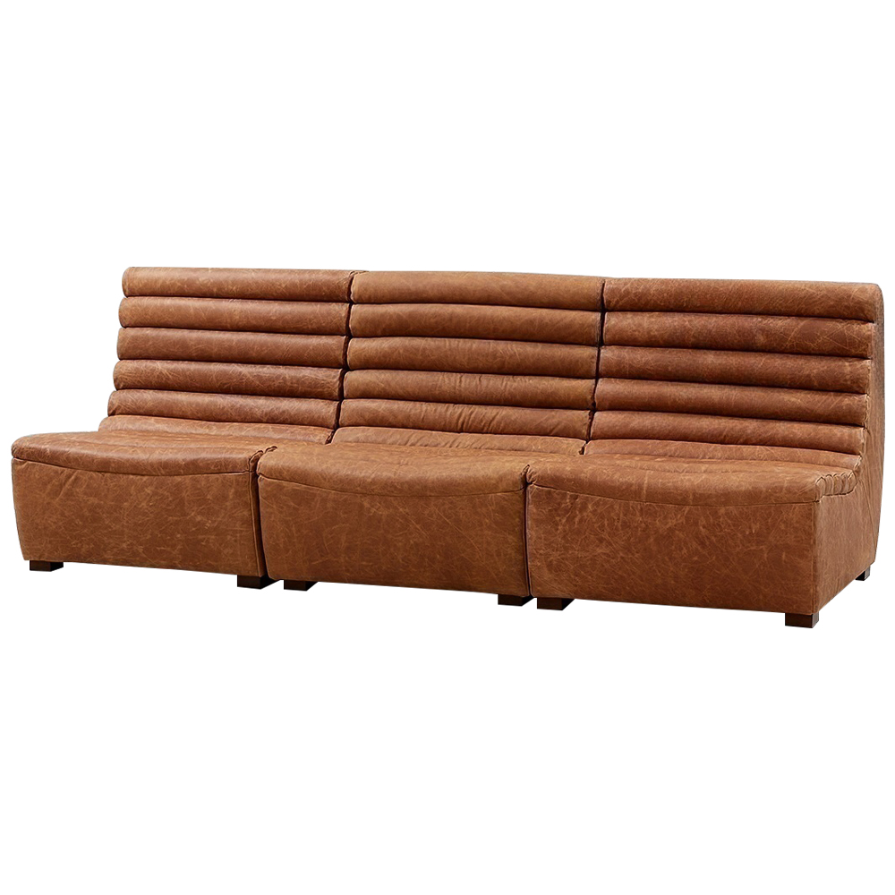 Модульное кожаное кресло Beaumont Lounge Leather Armchair