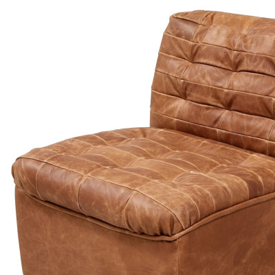 Модульное кожаное кресло Maxence Lounge Leather Armchair