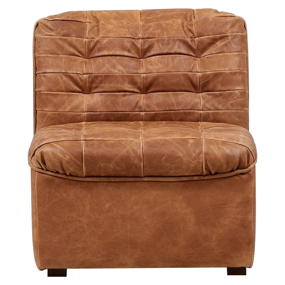 Модульное кожаное кресло Maxence Lounge Leather Armchair