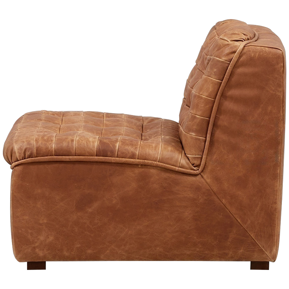 Модульное кожаное кресло Maxence Lounge Leather Armchair