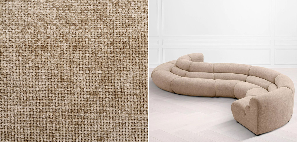 Модульный диван Eichholtz Sofa Lindau Inside Corner Sand