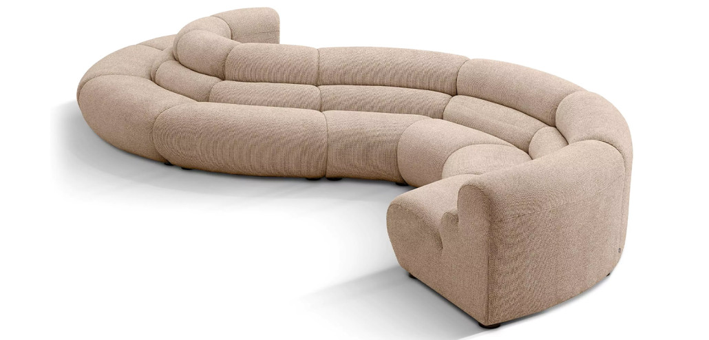 Модульный диван Eichholtz Sofa Lindau Outside Corner Sand