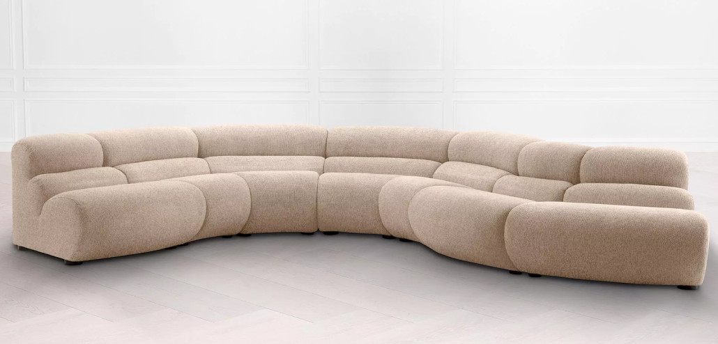 Модульный диван Eichholtz Sofa Lindau Outside Corner Sand