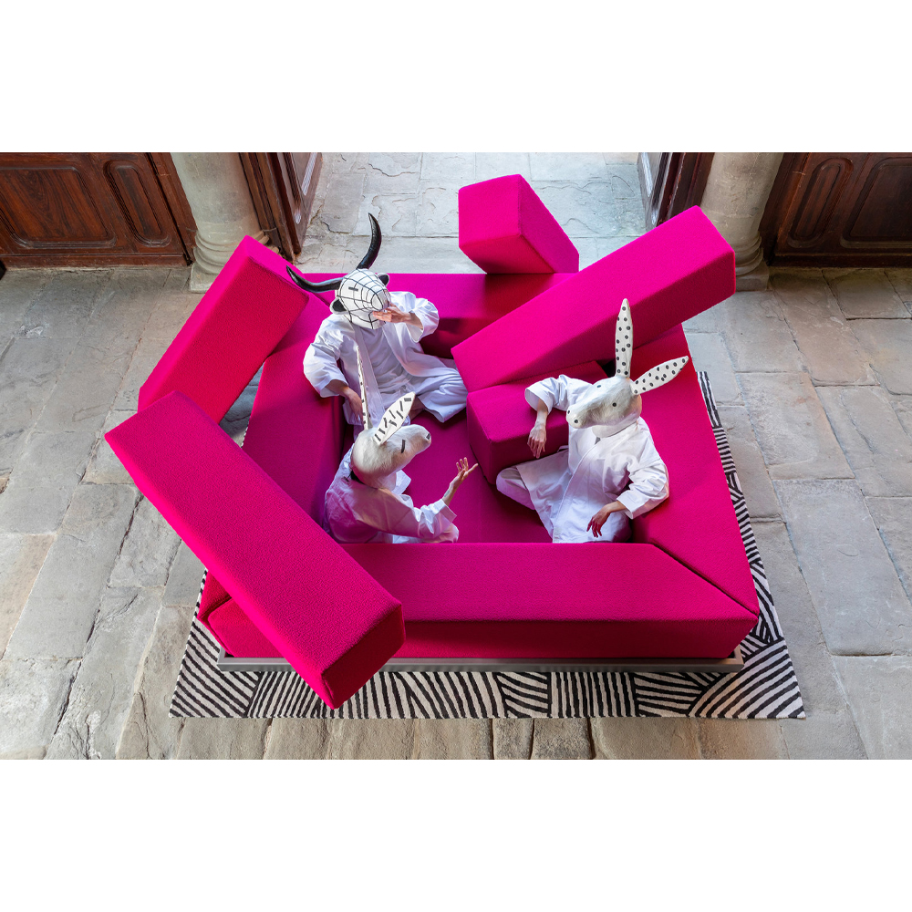 Модульный дизайнерский диван Rumble Modular Sofa