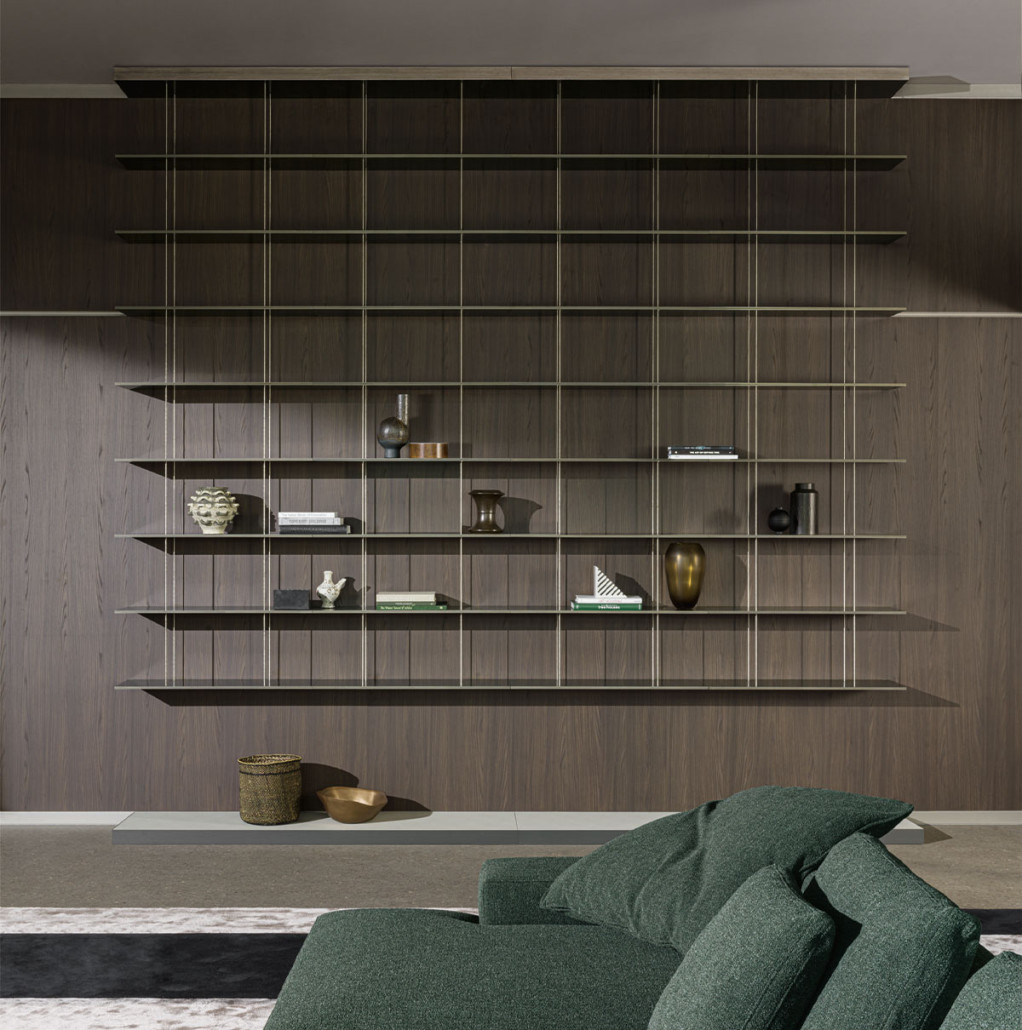Модульный навесной стеллаж GRADUATE Bookshelves