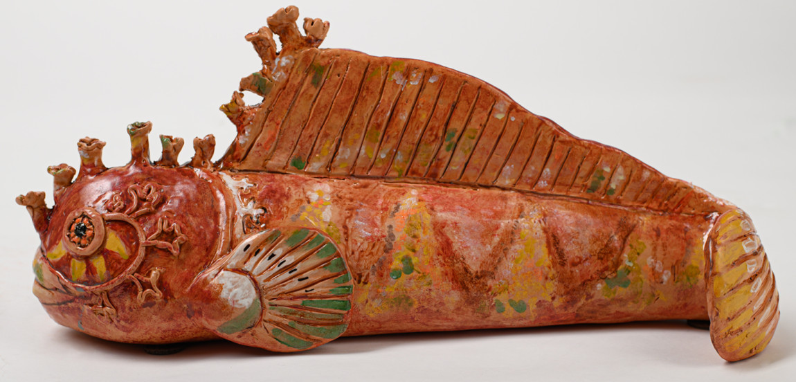 Морская рыба III ручная работа