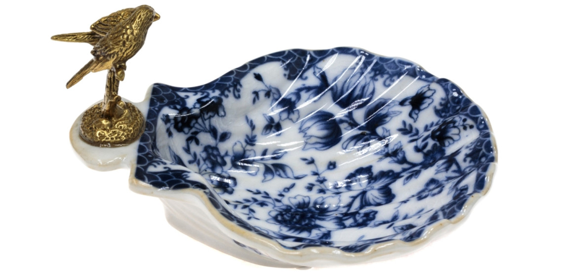 Мыльница Blue and Bronze Birds