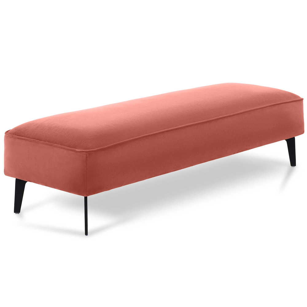 Мягкая банкетка с велюровой обивкой Velours