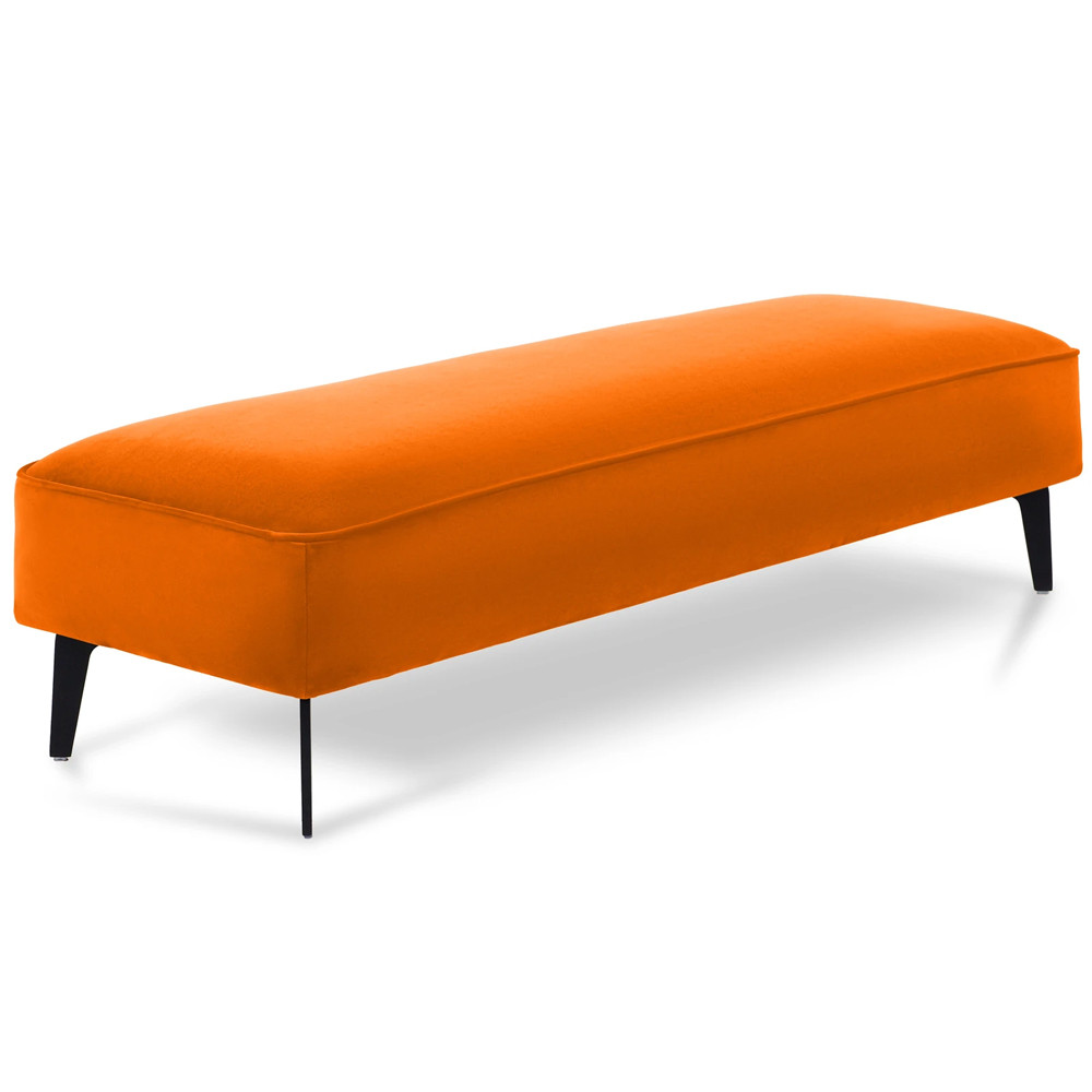 Мягкая банкетка с велюровой обивкой Velours